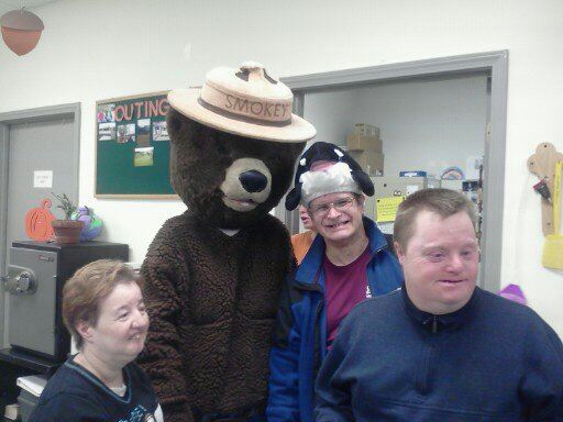 Activity at the Adult Training Facility